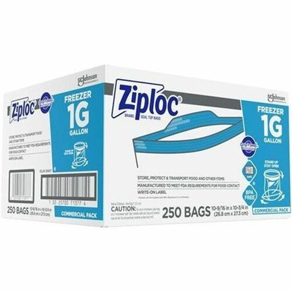 ZiplocÂ® Grip n' Seal Freezer Bags 1