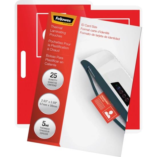 Fellowes Premium ID Size Laminating Pouches 1
