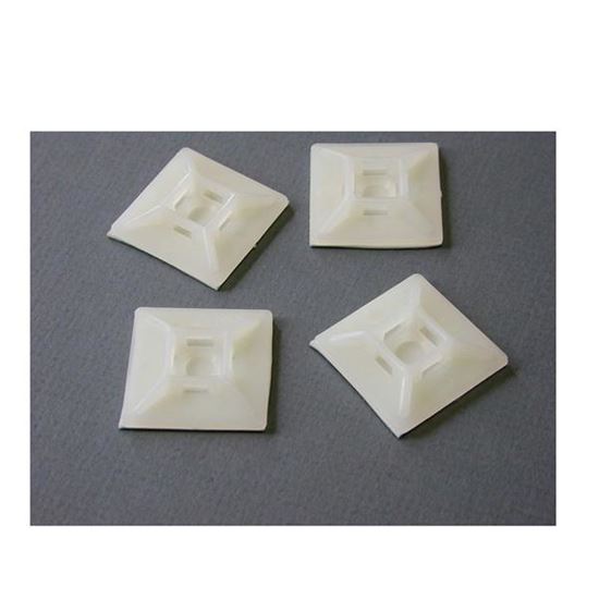 StarTech.com Self-adhesive Cable Tie Mounts - Pkg. of 100 White 1