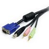 StarTech.com USBVGA4N1A6 KVM cable Black 2