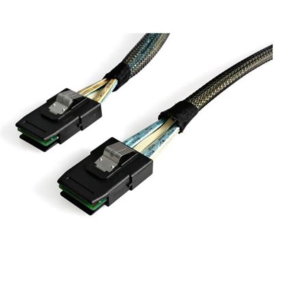 StarTech.com 50cm MiniSAS SFF-8087 To SFF-8087 Cable With Sidebands SCSI cable 19.7" (0.5 m) 1