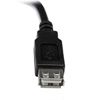 StarTech.com USBEXTAA6IN USB cable USB 2.0 5.98" (0.152 m) USB A Black 5