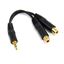 StarTech.com MUY1MFF audio cable 5.91" (0.15 m) 3.5mm 2 x 3.5mm Black 1
