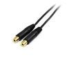 StarTech.com MUY1MFF audio cable 5.91" (0.15 m) 3.5mm 2 x 3.5mm Black 2