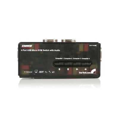 StarTech.com SV411KUSB KVM switch Black 1