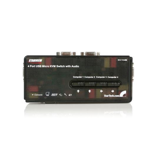 StarTech.com SV411KUSB KVM switch Black 1