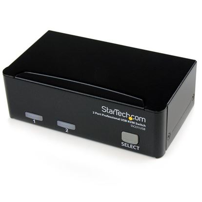 StarTech.com SV231USB KVM switch Black 1