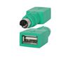 StarTech.com Replacement USB to PS2 Mouse Adapter Green 1