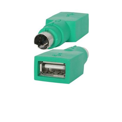 StarTech.com Replacement USB to PS2 Mouse Adapter Green 1