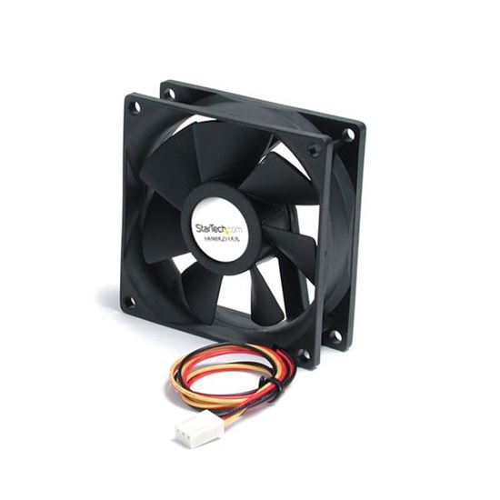 StarTech.com FAN8X25TX3L computer cooling system Computer case Fan 3.15" (8 cm) Black 1