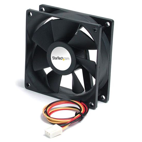 StarTech.com High Air Flow 9.25 cm Dual Ball Bearing Case Fan with TX3 Connector Computer case Black 1
