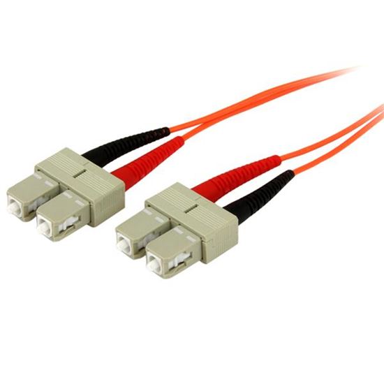 StarTech.com 50FIBPSCSC3 InfiniBand/fibre optic cable 118.1" (3 m) SC Orange 1