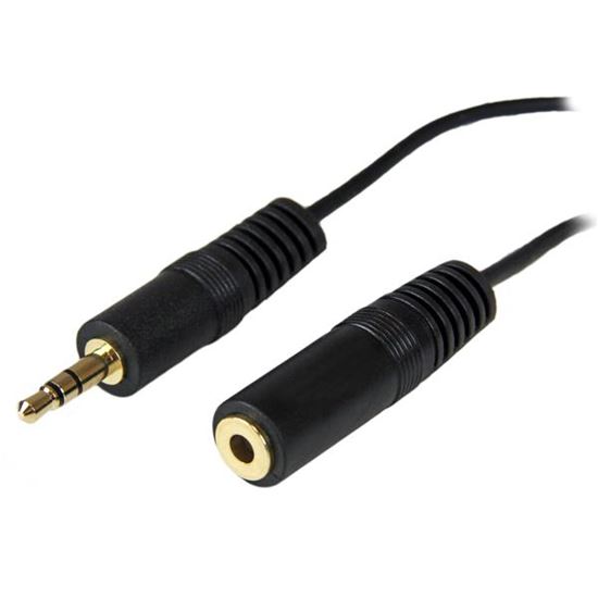 StarTech.com 12ft 3.5mm audio cable 145.7" (3.7 m) Black 1