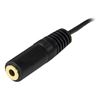 StarTech.com 12ft 3.5mm audio cable 145.7" (3.7 m) Black 3