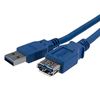 StarTech.com USB3SEXT1M USB cable USB 3.2 Gen 1 (3.1 Gen 1) 39.4" (1 m) USB A Blue 1