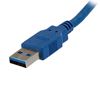 StarTech.com USB3SEXT1M USB cable USB 3.2 Gen 1 (3.1 Gen 1) 39.4" (1 m) USB A Blue 3