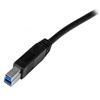 StarTech.com USB3CAB2M USB cable USB 3.2 Gen 1 (3.1 Gen 1) 78.7" (2 m) USB A USB B Black 3