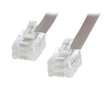 StarTech.com 25 ft. RJ11 Telephone/Modem Cable 300" (7.62 m) Gray 1