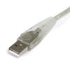 StarTech.com 6 ft. Transparent USB 2.0 Cable A-B M/M USB cable 72" (1.83 m) 2