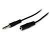 StarTech.com MU2MMFS audio cable 78.7" (2 m) 3.5mm Black 1