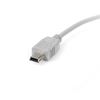 StarTech.com USB2HABM1 USB cable 11.8" (0.3 m) USB A Mini-USB B Gray 3