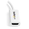 StarTech.com MDP2HD4KSW video cable adapter 5.91" (0.15 m) Mini DisplayPort HDMI White 3