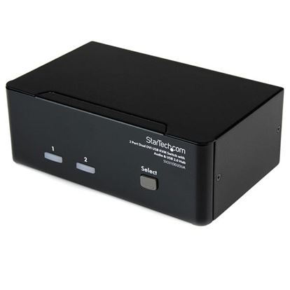 StarTech.com SV231DD2DUA KVM switch Black 1