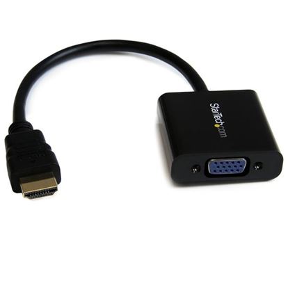 StarTech.com HD2VGAE2 video cable adapter Black 1