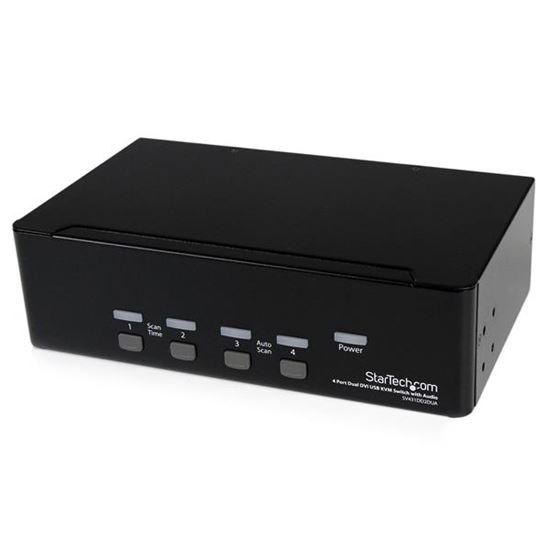 StarTech.com SV431DD2DUA KVM switch Black 1
