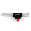 StarTech.com ESATAPLT18IN SATA cable 18" (0.457 m) SATA 7-pin eSATA Black, Red, Silver 3