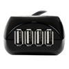 StarTech.com USB2EXT4P15M interface hub 480 Mbit/s Black 4