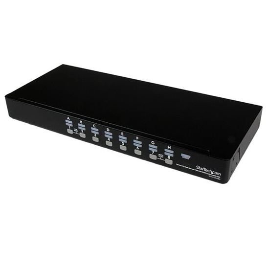 StarTech.com SV1631DUSBU KVM switch Rack mounting Black 1