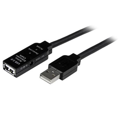StarTech.com 10m, USB2.0 - USB2.0 USB cable 393.7" (10 m) USB A Black 1