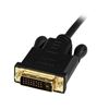 StarTech.com DP2DVIMM6BS video cable adapter 70.9" (1.8 m) DisplayPort DVI-D Black 3