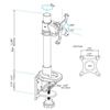 StarTech.com ARMPIVOT monitor mount / stand 30" Desk Black, Silver 6