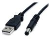 StarTech.com USB2TYPEM power cable Black 35.4" (0.9 m) USB A Barrel type M 1