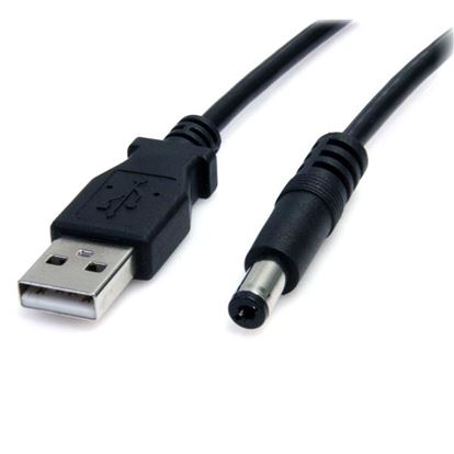 StarTech.com USB2TYPEM power cable Black 35.4" (0.9 m) USB A Barrel type M 1