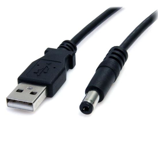 StarTech.com USB2TYPEM power cable Black 35.4" (0.9 m) USB A Barrel type M 1