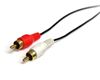 StarTech.com 0.92m, 3.5mm/2xRCA, M/M audio cable 36.2" (0.92 m) Black 2