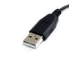 StarTech.com UUSBHAUB1LA USB cable USB 2.0 11.8" (0.3 m) USB A Micro-USB B Black 3