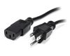 StarTech.com PXT10115 power cable Black 179.9" (4.57 m) NEMA 5-15P C13 coupler 1
