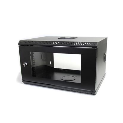 StarTech.com RK619WALL rack cabinet 6U Wall mounted rack Black 1
