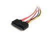 StarTech.com SATA22PEXT SATA cable 13.8" (0.35 m) SATA 22-pin SATA 7-pin + 15-pin Red 2