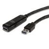StarTech.com USB3AAEXT10M USB cable USB 3.2 Gen 1 (3.1 Gen 1) 393.7" (10 m) USB A Black 1