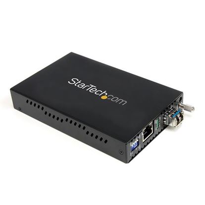 StarTech.com ET1000S40LC2 network media converter 2000 Mbit/s 1310 nm Single-mode Black 1