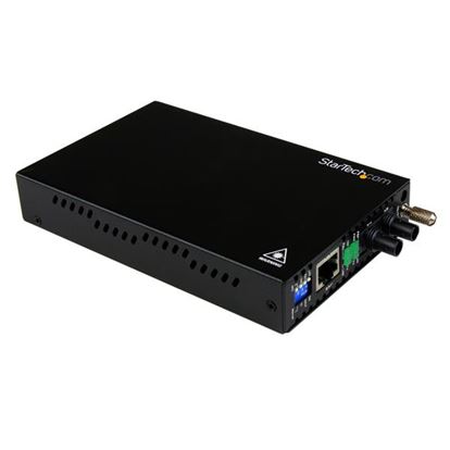 StarTech.com ET90110ST2 network media converter 200 Mbit/s 1310 nm Multi-mode Black 1