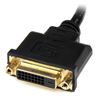 StarTech.com HDDVIMF8IN video cable adapter 7.87" (0.2 m) HDMI DVI-D Black 3