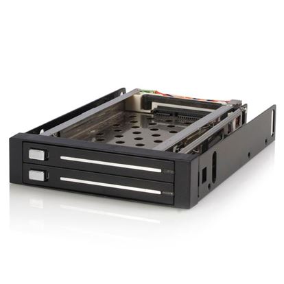 StarTech.com HSB220SAT25B drive bay panel 3.5" Bezel panel Black 1