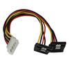 StarTech.com PYO2LP4LSATR internal power cable 12" (0.305 m) 1