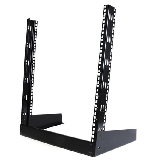 StarTech.com RK12OD rack cabinet 12U Freestanding rack Black 1